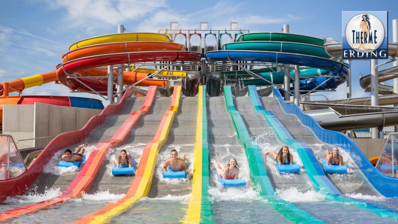 Familienhotel Nahe Der Therme Erding Exteriör bild