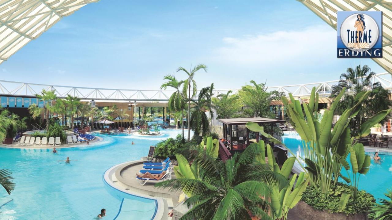 Familienhotel Nahe Der Therme Erding Exteriör bild