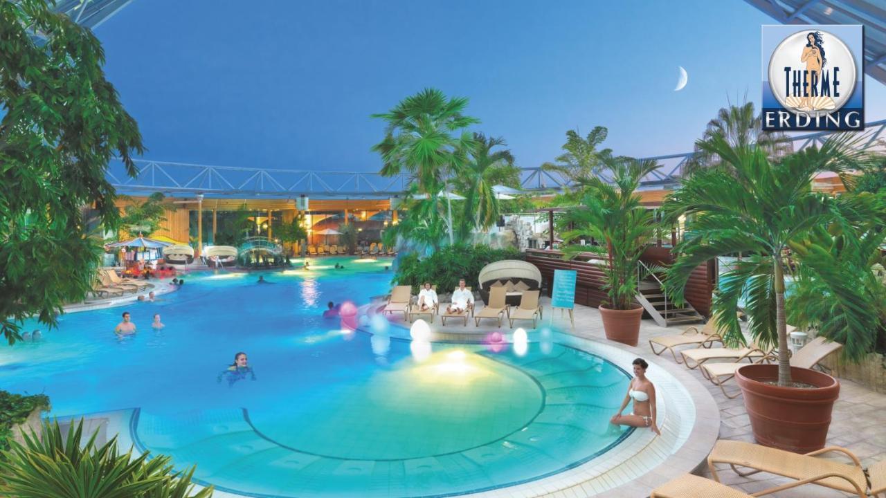 Familienhotel Nahe Der Therme Erding Exteriör bild